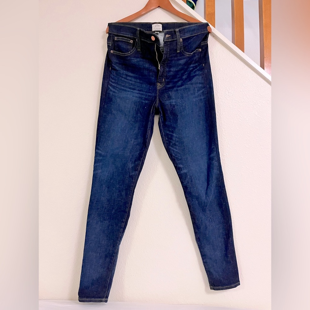 J Crew High-Rise Toothpick Jeans - sz 32 tall NWOT